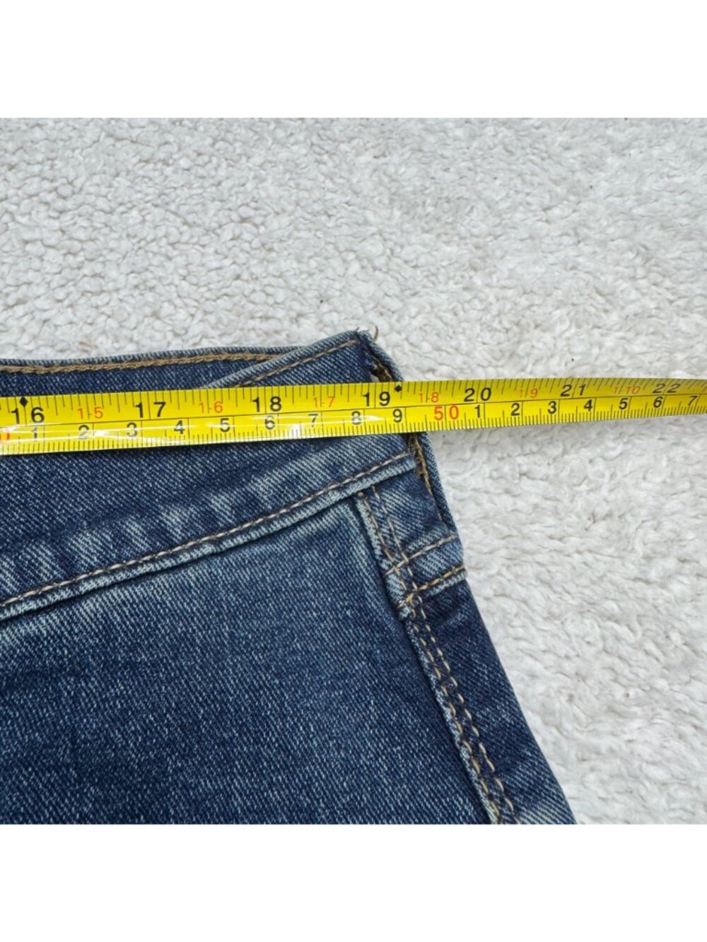 Wrangler Relaxed Boot Cut Blue Jean Men's Denim Pants, Size 38 x 32 - Picture 8 of 11